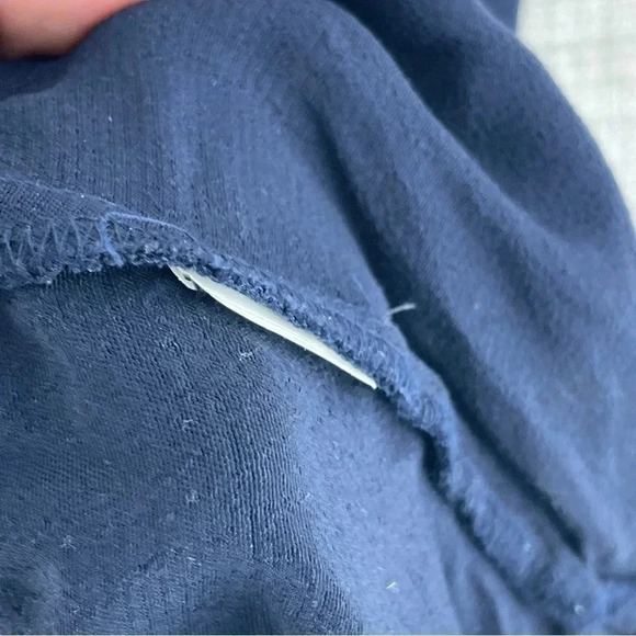 Zara Basic Womens Size XS Navy Blue short sleeve blouse 1511 - Picture 6 of 9